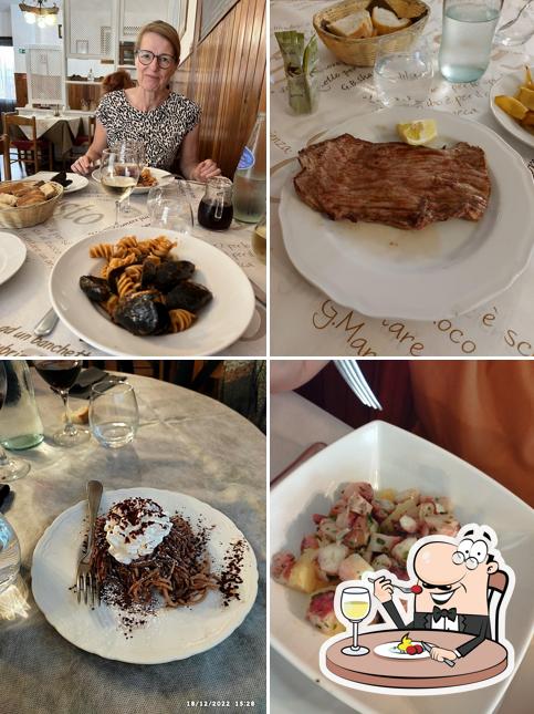 Platti al Trattoria "da Fausto"