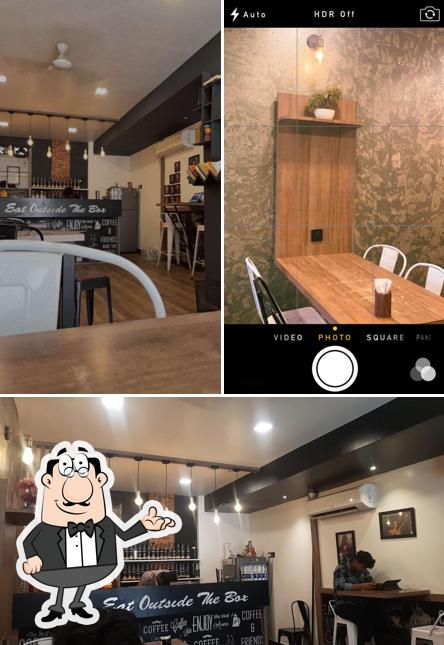 Check out how Cafe Karma looks inside