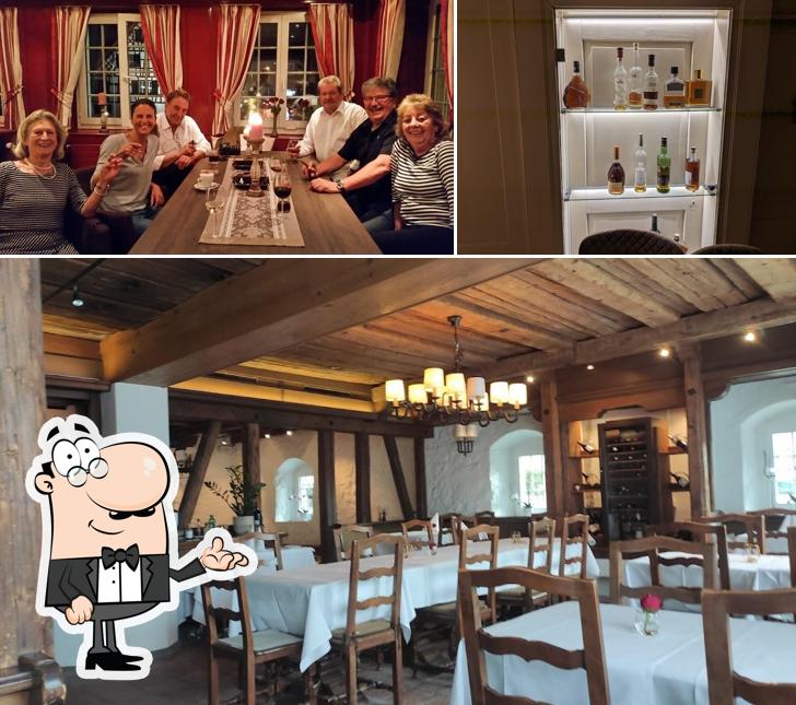 Gli interni di Gasthof zum Hecht