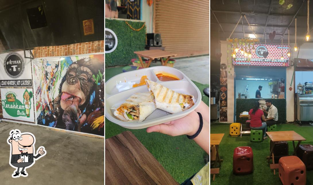 The interior of Cafe Baithak