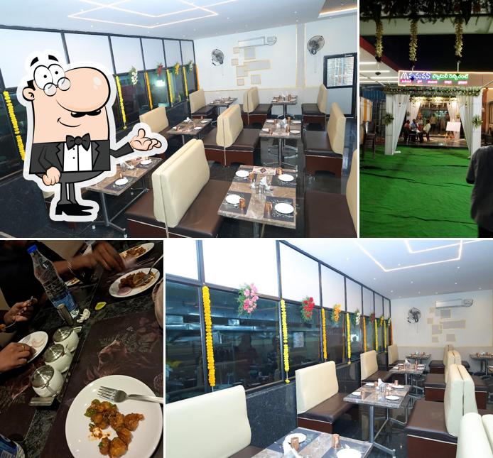 The interior of Madhuvan Family Restaurant