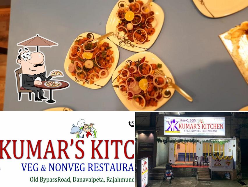 The exterior of Kumars Kitchen