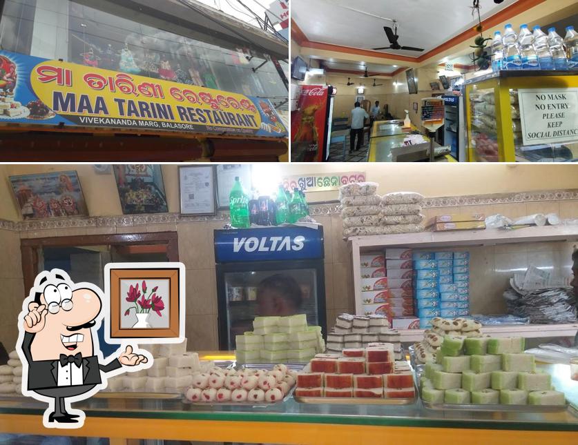 The interior of Maa Tarini Restaurant