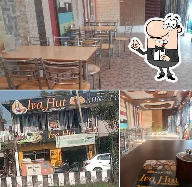 Among different things one can find interior and exterior at Iva Hut