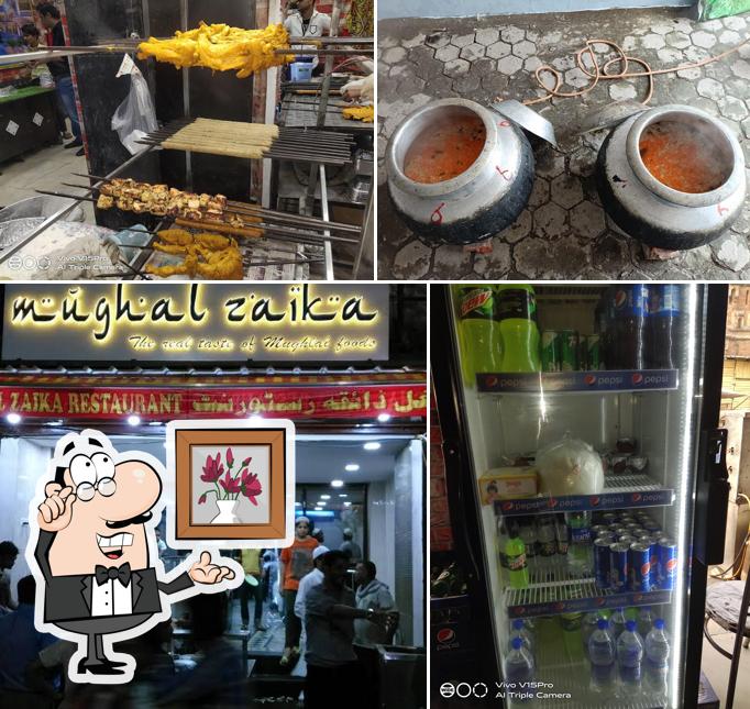 The interior of Mughal zayka food
