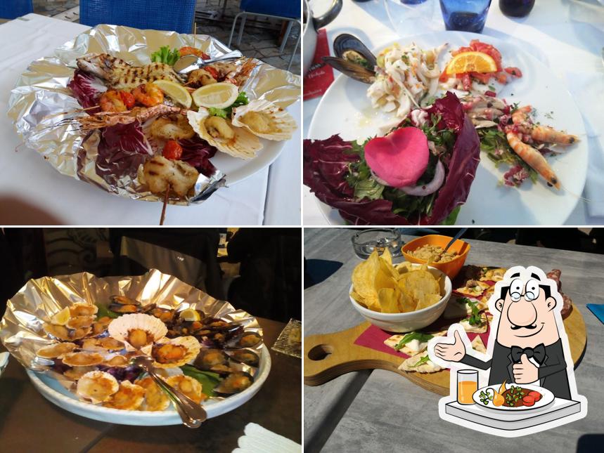 Cibo al Ristorante Da Giuliano al Porto Canale