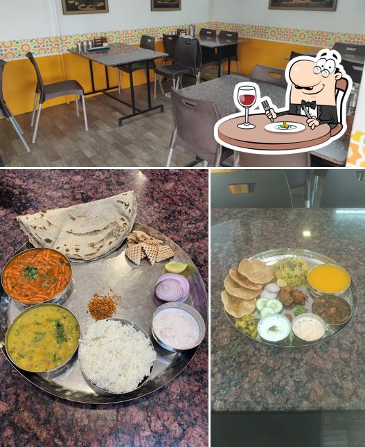 The image of Swaadgram’s food and interior
