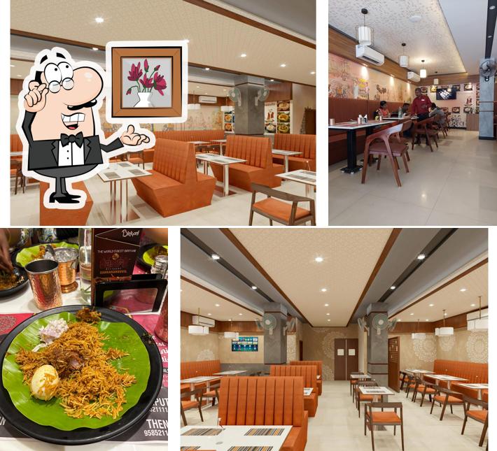 The interior of Aasife Biriyani - Sankarankovil