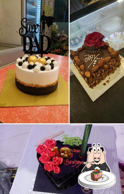 Chocolate cake at Anytime Fast Food & Bakery