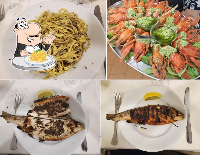 Spaghetti alla carbonara al Ristorante Pizzeria Ninfa del Nera