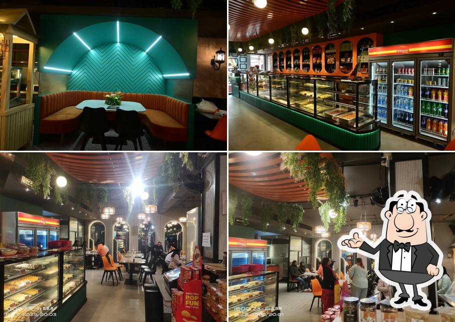 The interior of Bikaner express