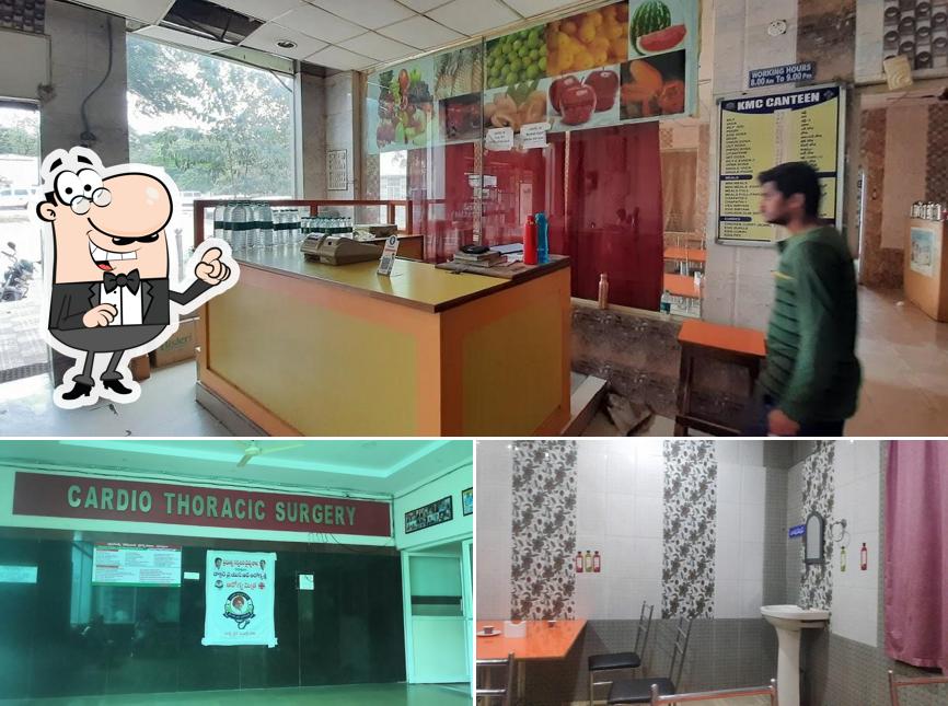 Take a seat at one of the tables at Kurnool Medical College Cafeteria