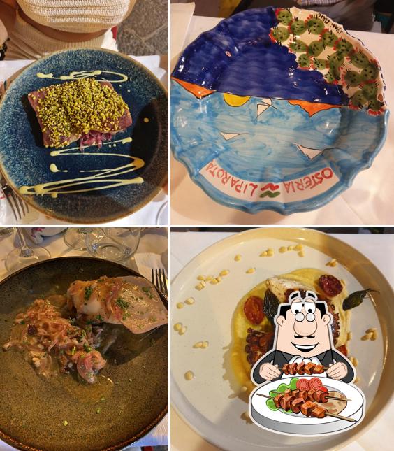 Cibo al Osteria Liparota