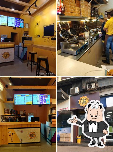 The interior of The Belgian Waffle Co