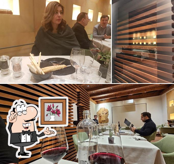 Gli interni di Trattoria Battibecco