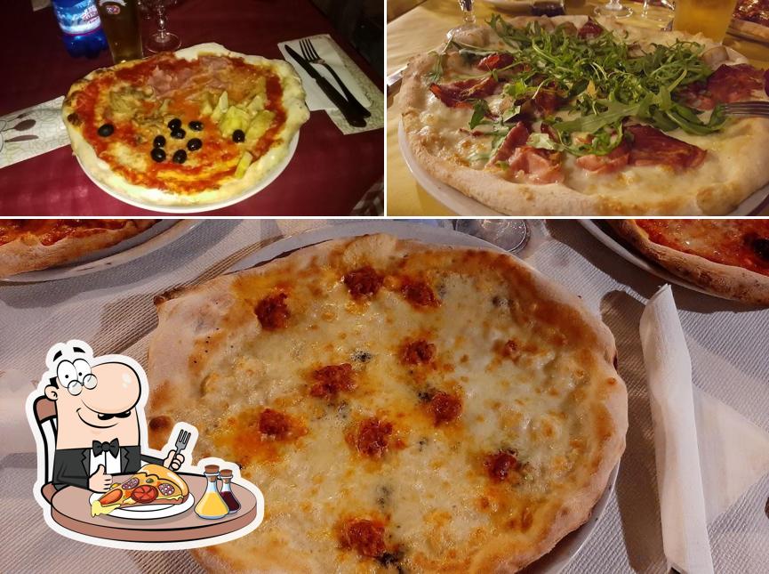 A La Bizantina, puoi provare una bella pizza