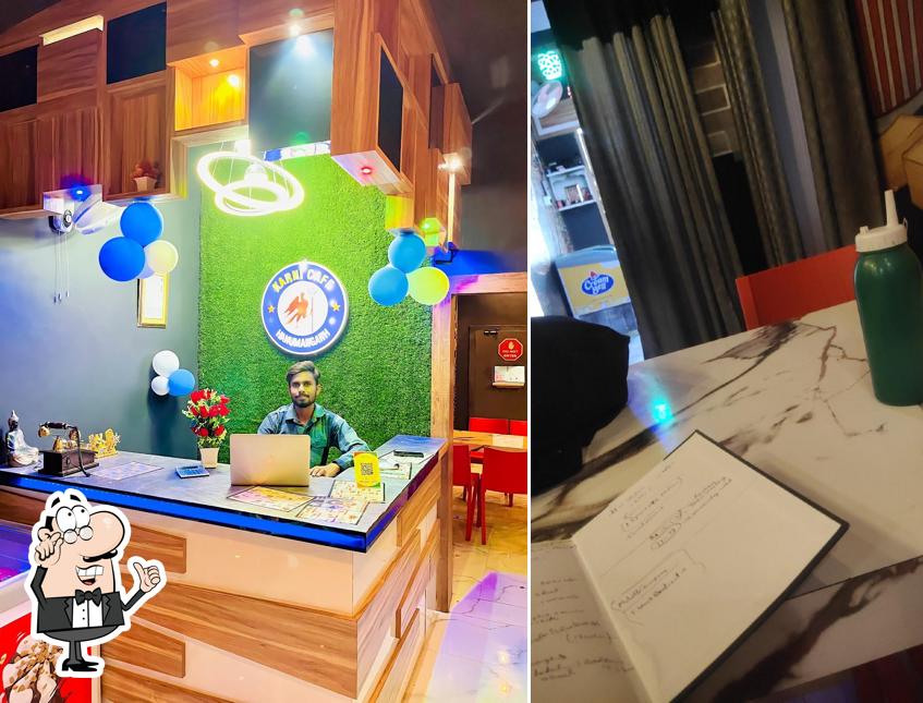 The interior of Karni cafe
