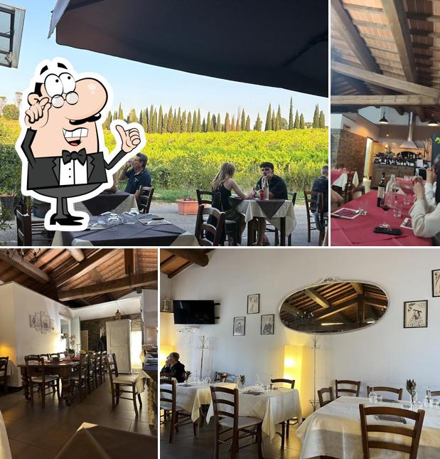 Gli interni di Osteria Paradiso - da Frasca