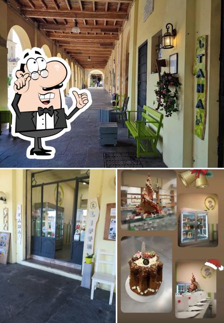 Questa è la immagine che mostra la interni e cibo di La Tana del Liffo - Gelateria Artigianale Snc - di Iori Manuel e Lupi Andrea