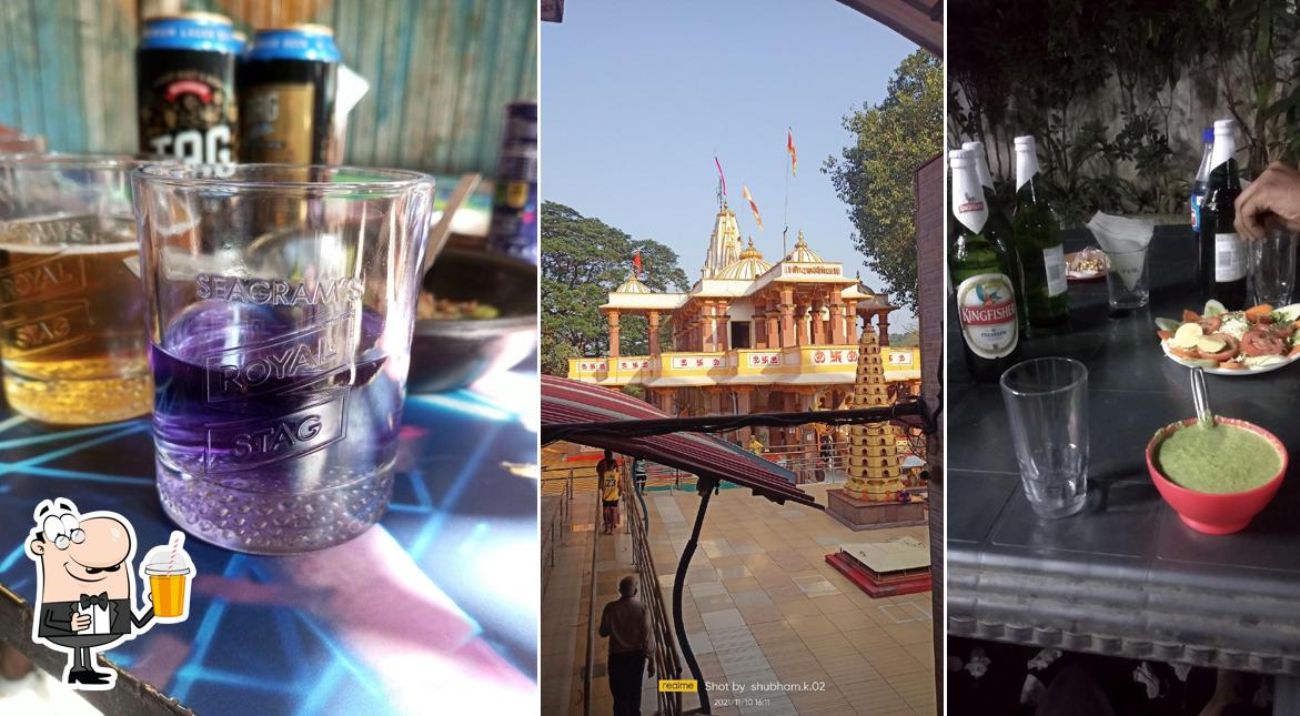 Enjoy a beverage at Thanks bar