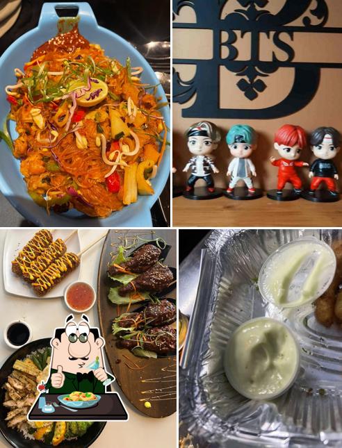 Food at Bang Tan Shefs Best Korean Restaurant Multi-cuisine Cafe Mira Road
