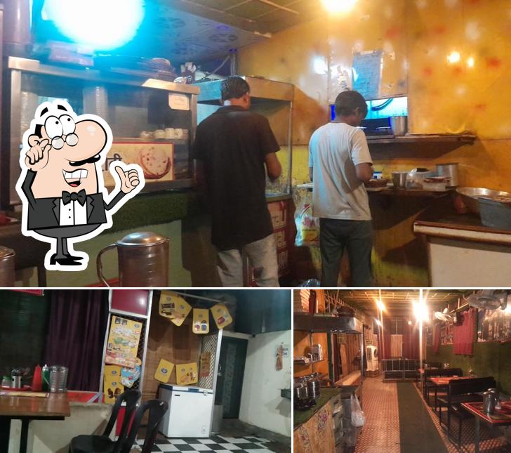 Take a seat at one of the tables at Bangali Dosa Corner