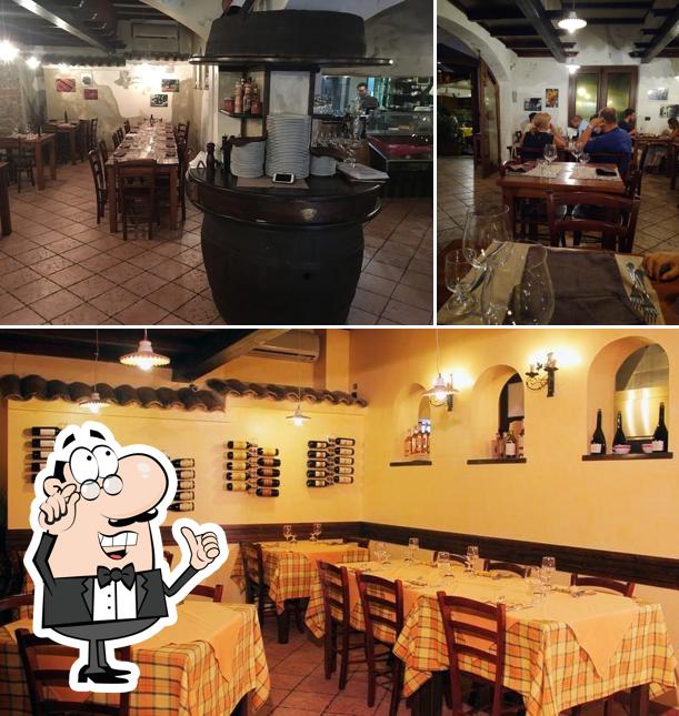 Gli interni di La Cantina del Macellaio