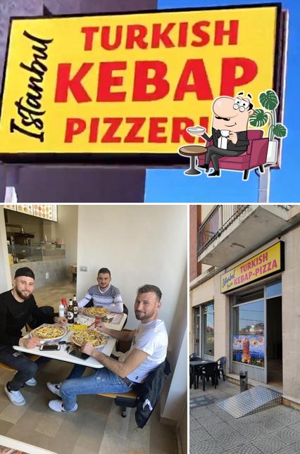 Gli interni di Istanbul Kebap Busca