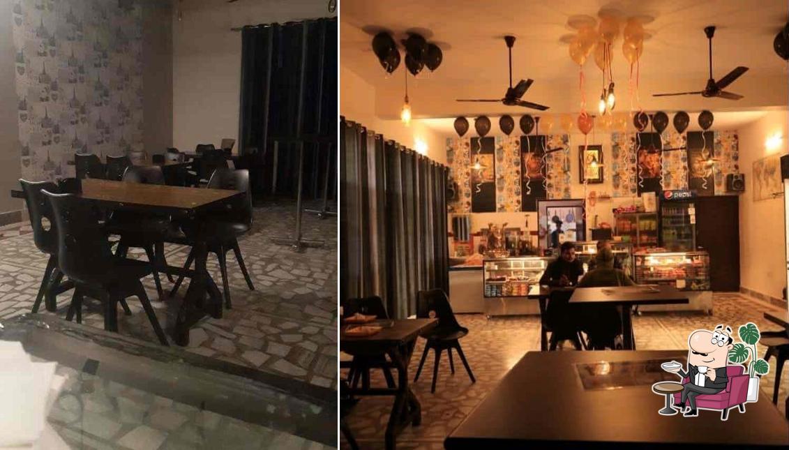 The interior of The Bansuri Cafe