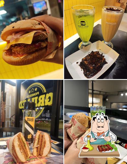 Baby back ribs at Biggies Burger