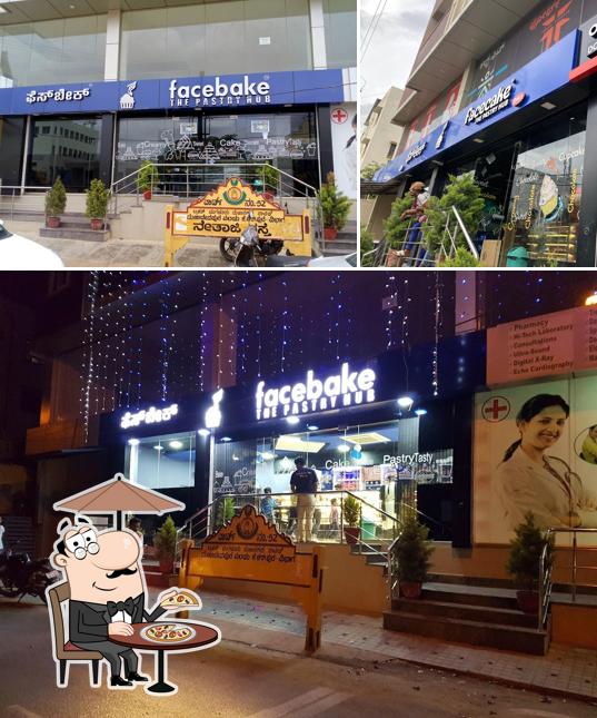 The exterior of Facebake