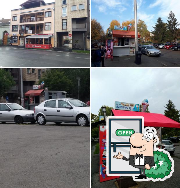 Gli esterni di Fast Food Slavonija - Kod Šefkija