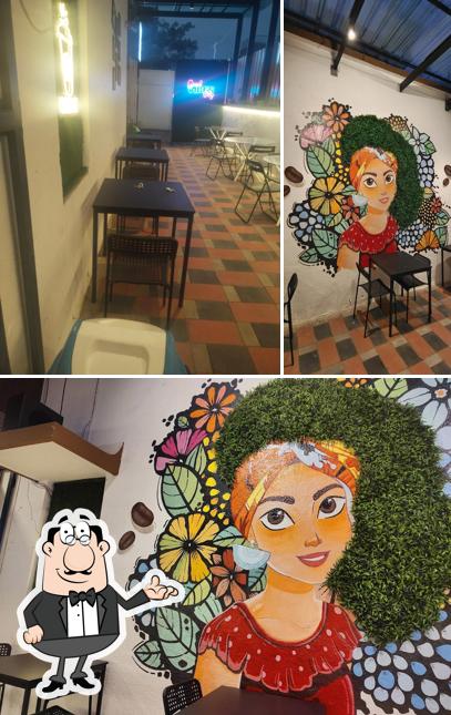 Check out how O one cafe looks inside