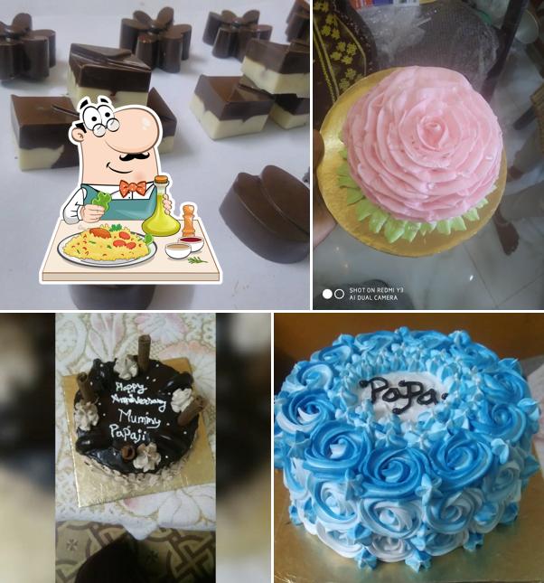 Chocolate mousse at Pooja Home made cake & cake classes