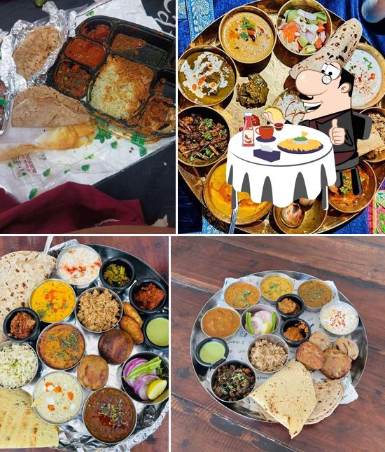 Cheese plate at Sri Raghuram Dhaba