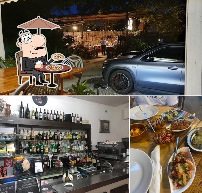 Puoi goderti l'aria fresca dal dehors di Trattoria dalla Filu