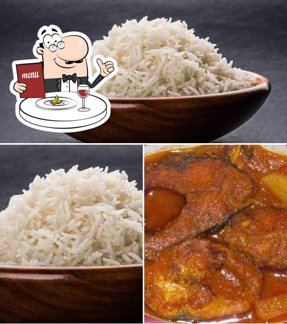 Food at Bengali Dhaba