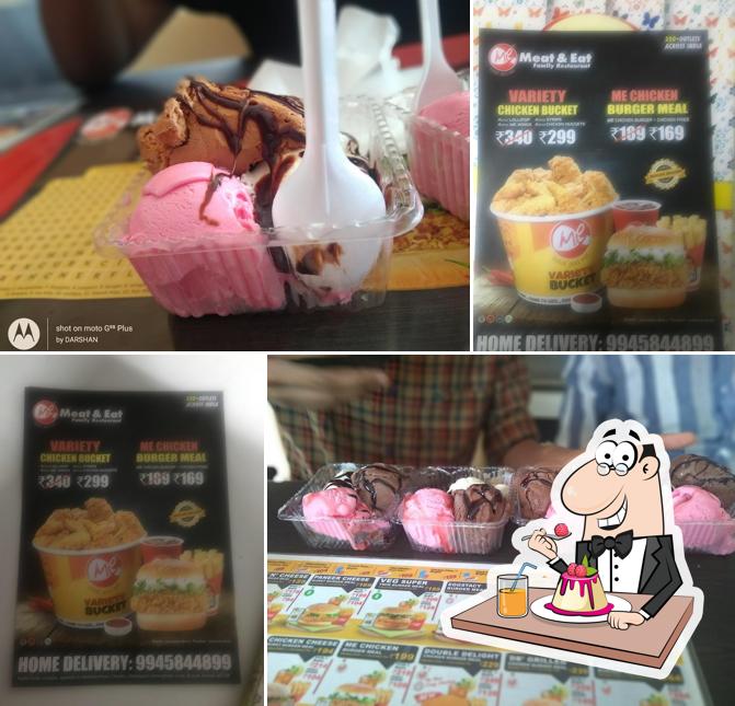 ME(meat and eat) serves a selection of sweet dishes