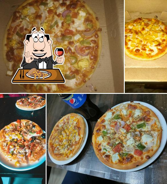 Try out various types of pizza
