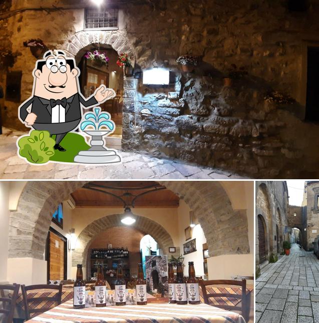 La parte esterna è una caratteristica importante di Osteria La Medioevale