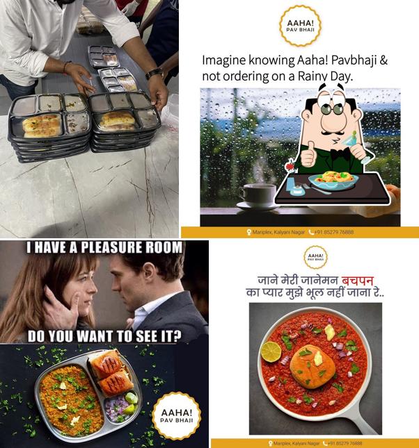 Meals at Akshar Pavbhaji