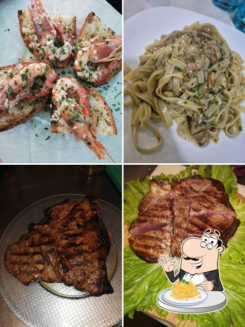 Spaghetti alla carbonara al Ristorante Osteria Pistoia - L'Osteria Di Roberta Mascani