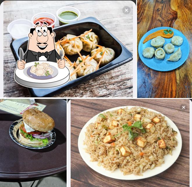 Dumplings at HOT N WOW FASTFOOD