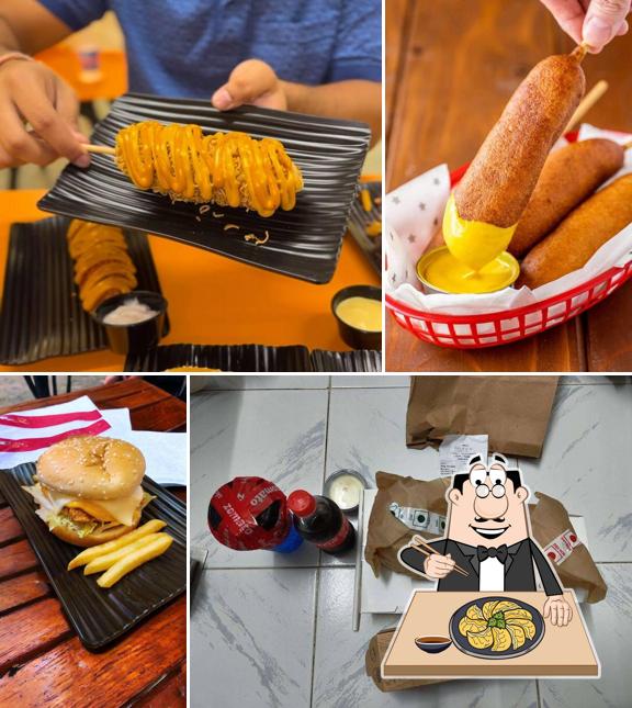 Gyoza at Pull Hands Corn Dogs