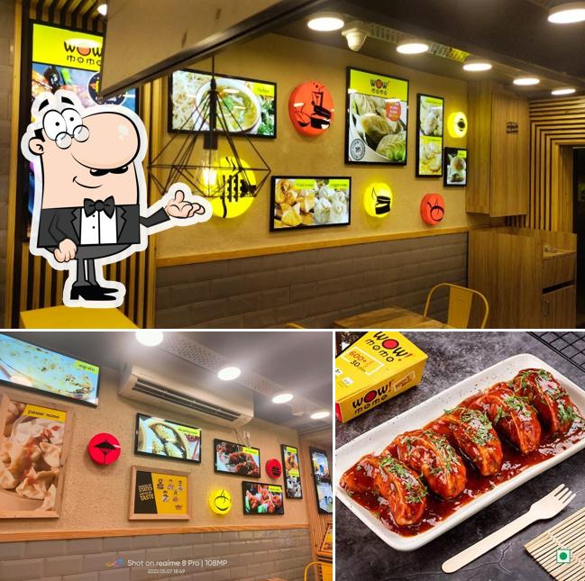 The interior of Wow! Momo