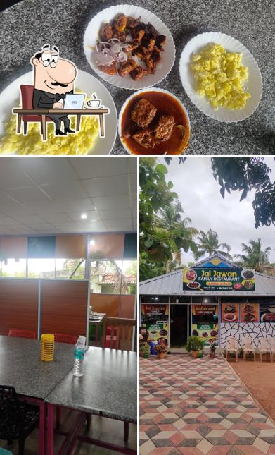 This is the photo depicting interior and food at Jai Jawan Family Restaurant