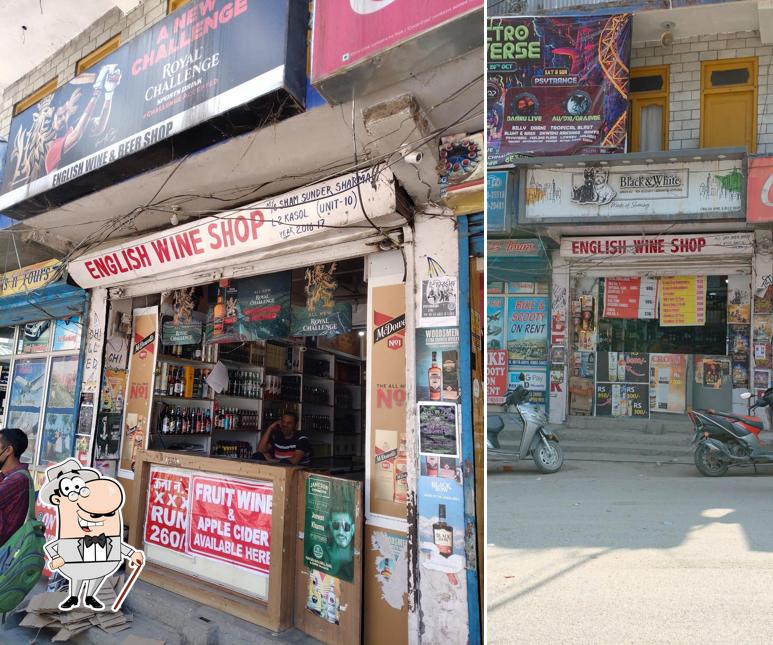 Check out how English wine shop looks outside