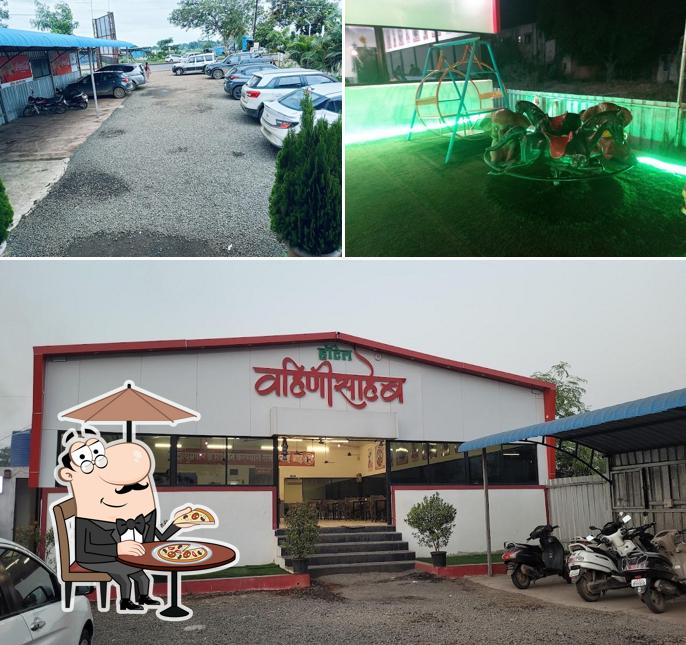 You can get some fresh air at the outside area of Hotel Vahini Saheb