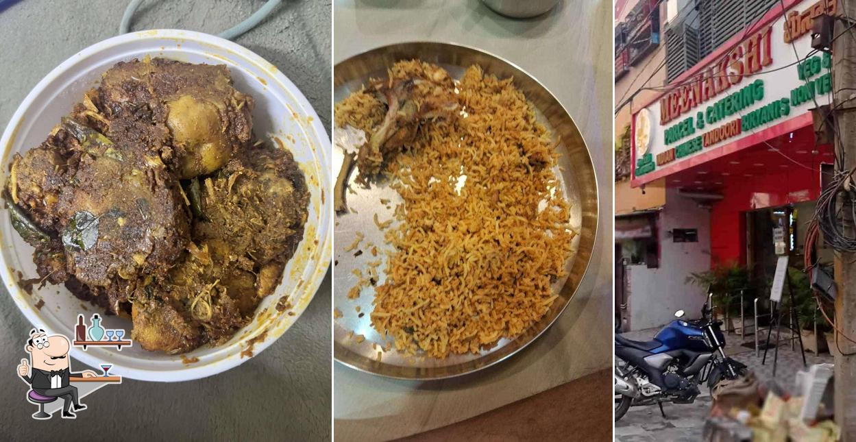 The interior of Meenakshi Parcel And Catering