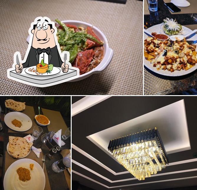 Food at SkyDeck Rooftop Restaurant